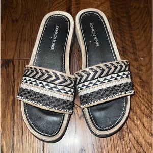 Donald J Pliner Cava Platform Slide Sandals, 7.5